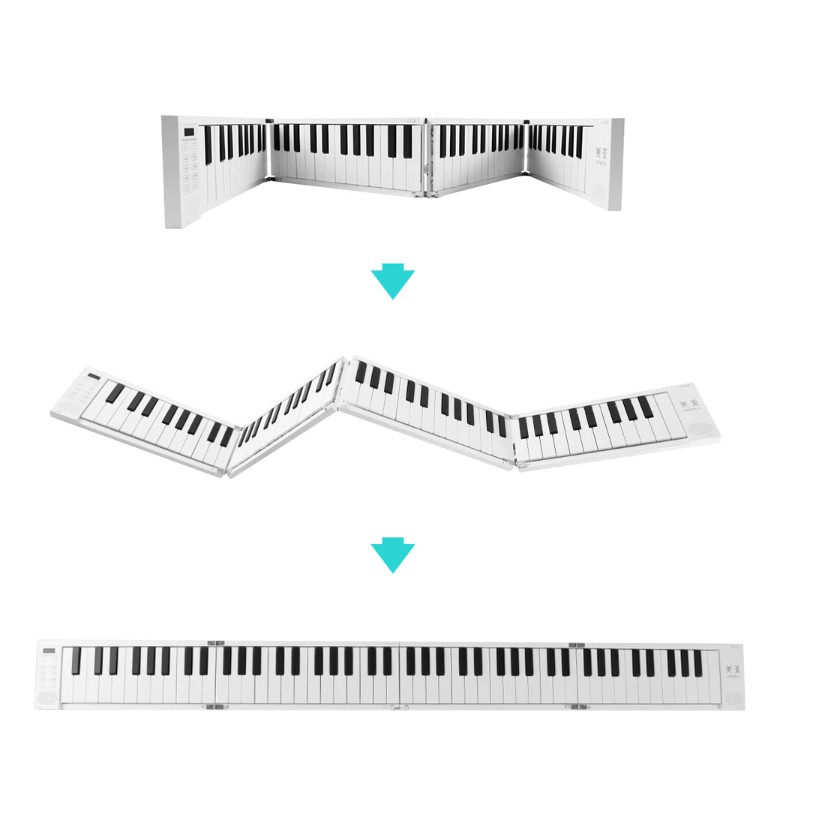 Đàn Piano 88 Phím Gấp Gọn Tích Hợp Bàn Đạp Chuyên Nghiệp
