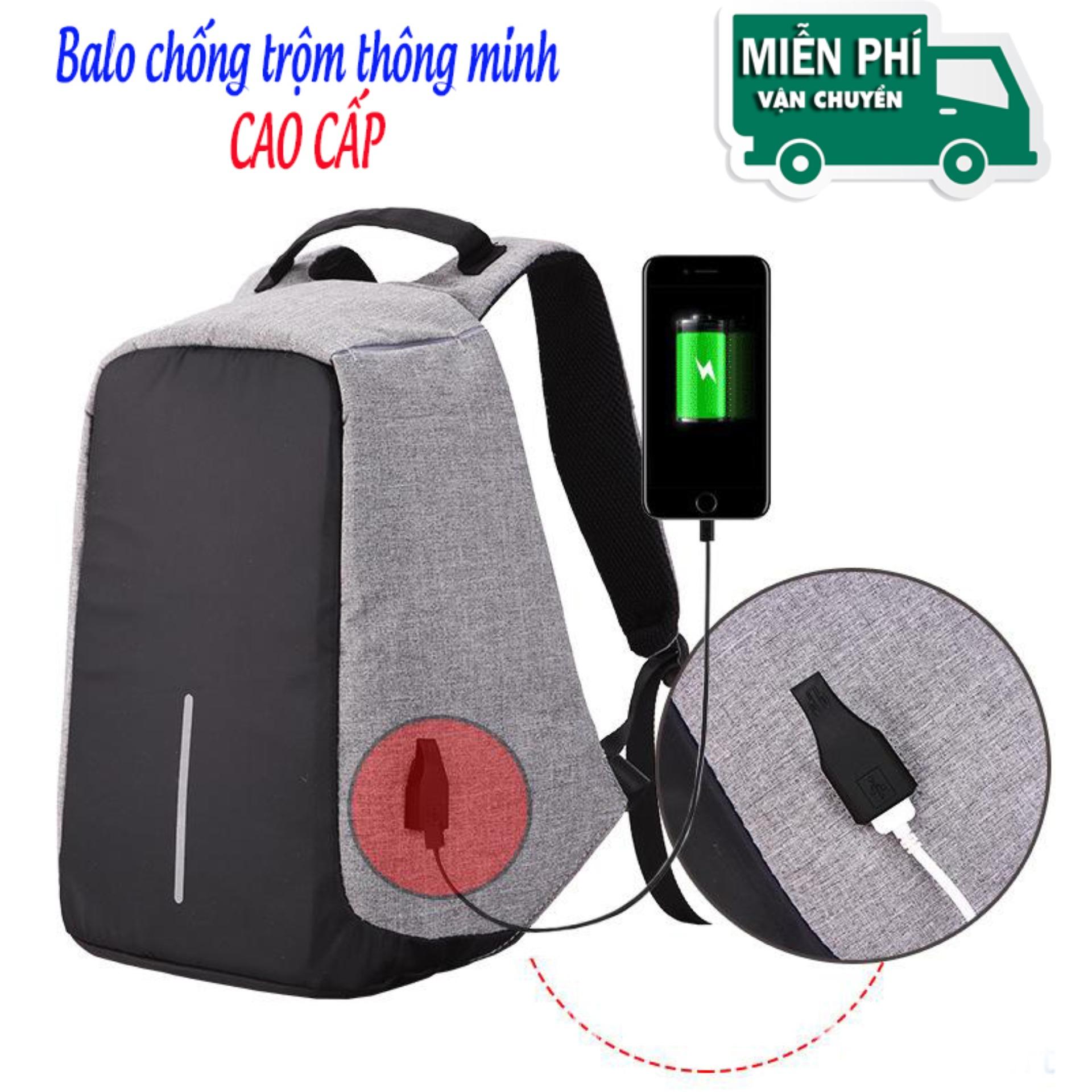 Ba lô laptop chống trộm - chất liệu chống thấm nhẹ, ngăn chứa thông minh rộng rãi, nhiều ngăn siêu rộng - balo thời trang nam nữ, ba lô & túi laptop, balo chống trộm có sạc điện thoại, - seoul store