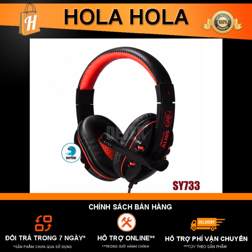 Tai nghe game thủ Soyto SY733 có Microphone có đèn LED