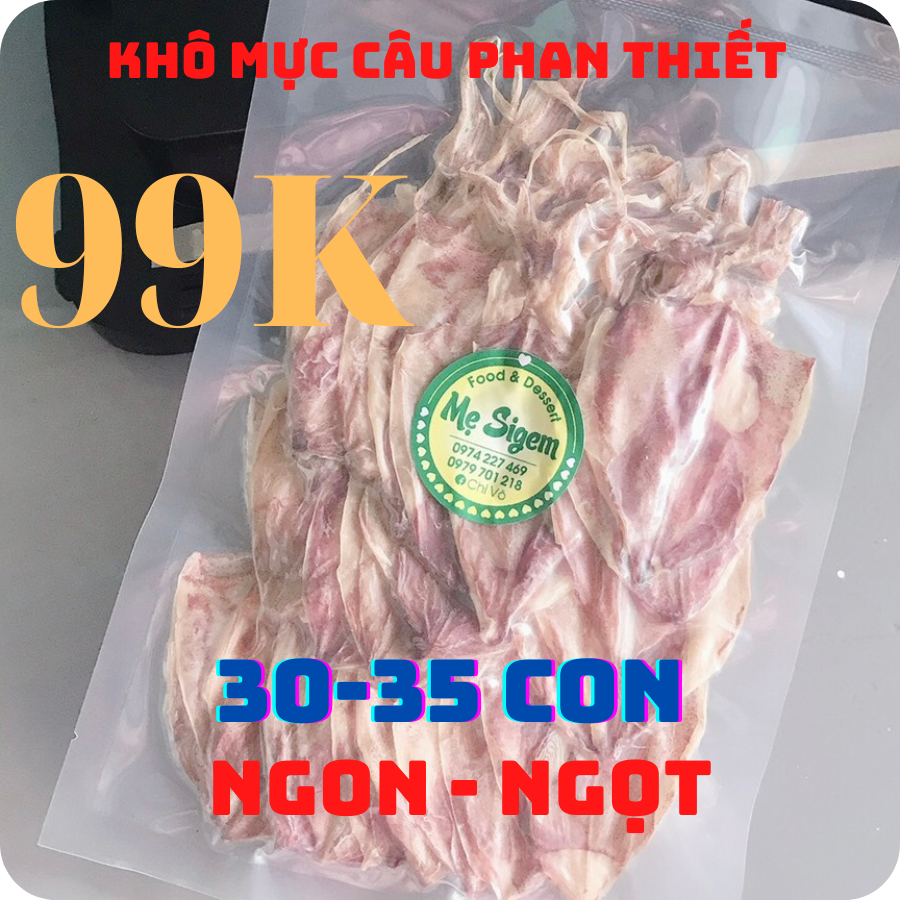 Khô mực mini Phan Thiết, chuẩn160gr khô mực đóng gói
