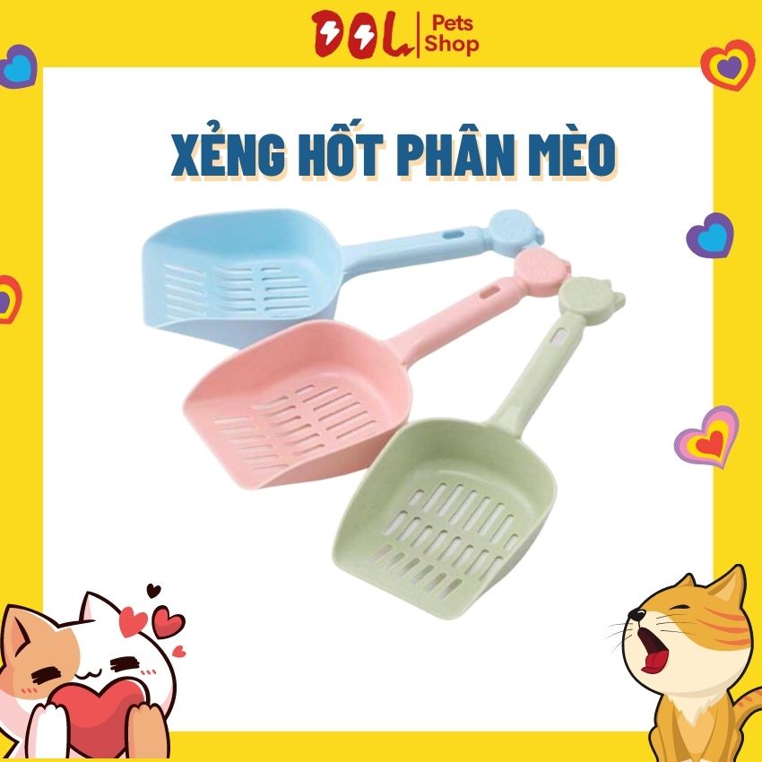 Xẻng hốt phân cho mèo - Xẻng xúc cát vệ sinh mèo