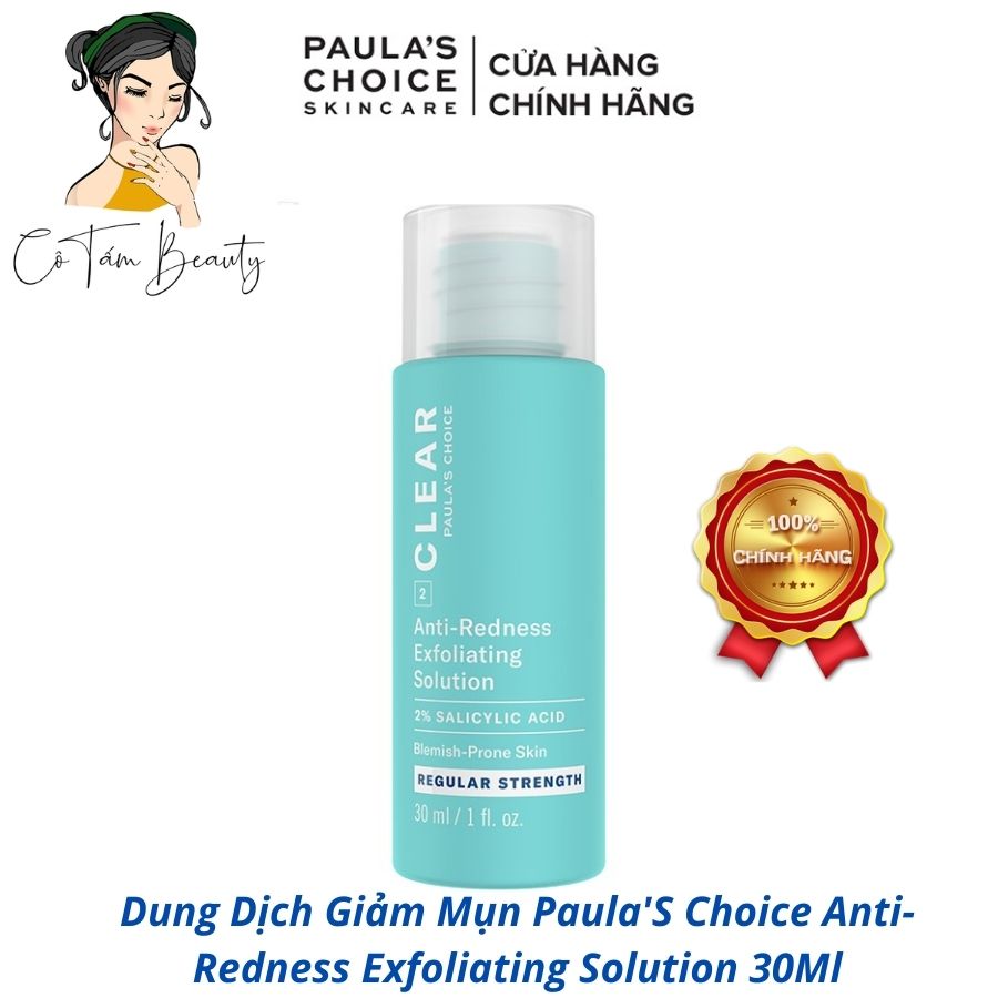 Dung Dịch Giảm Mụn PaulaS Choice Anti-Redness Exfoliating Solution 30Ml