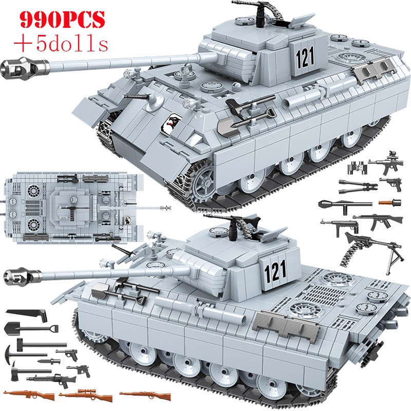 Đồ Chơi Lắp Ghép Mô Hình Xe Tank World War Ii Military Tank Ww2 Model Panther Tank 121 100064 Xe Tăng