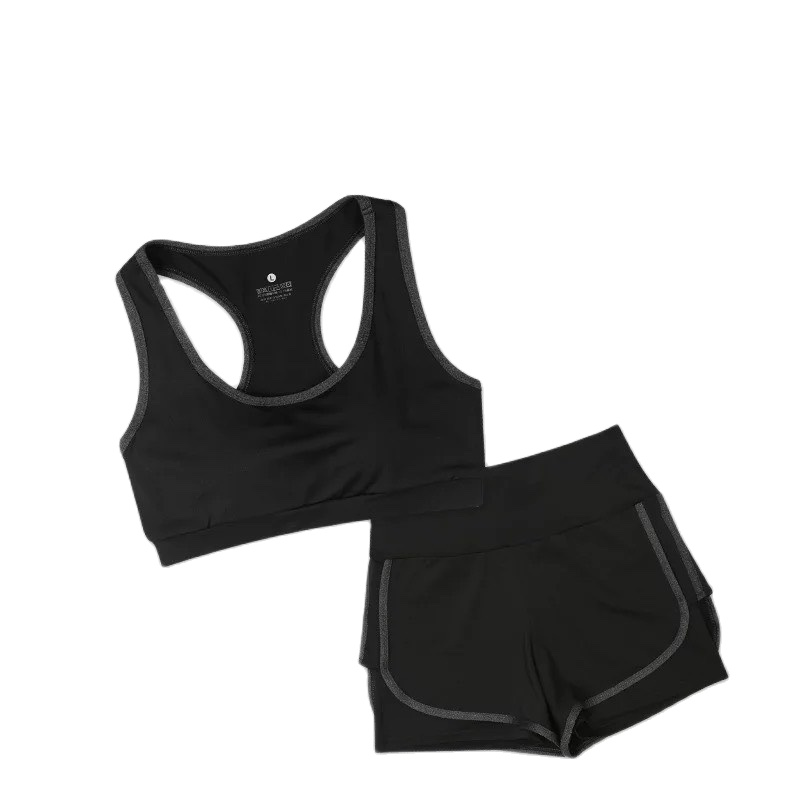 [Nội địa Trung] Quần Áo Tập Gym Nữ, Set Bộ Quần Đùi Short Áo Thun 3 Lổ Thể Thao Nữ Jussy (Đồ Tập Gym, Yoga)