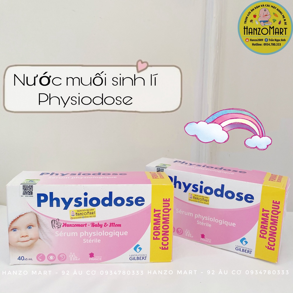 Nước Muối Sinh Lý Physiodose Pháp