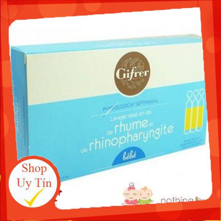 Nước Muối Pháp Tép Vàng Gifrer Physiologica Septinasal Vàng