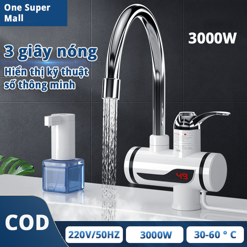 Máy Nước Nóng Trực Tiếp Có Rơ Le Chống Giật