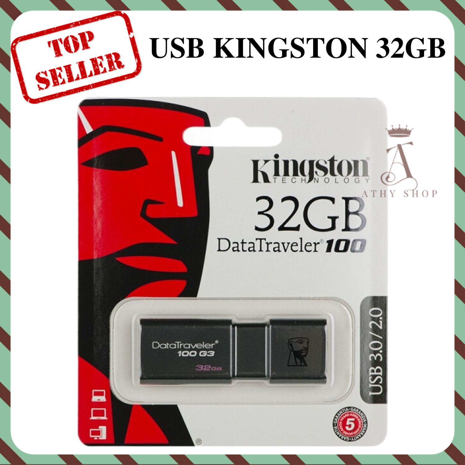 USB KINGSTON 32GB LOẠI XỊN USB DT101 cao cấp siêu xịn 32 GB gygabye giá rẻ USB dung lượng lớn thiết bị lưu trữ chất lượng hàng siêu bền thiết kế đẹp độc lạ chính hãng đẳng cấp nhôm kim loại U S B 32G tiện lợi ATHY SHOP