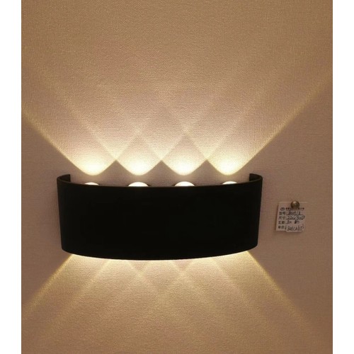 Đèn hắt tường LED 8 tia ngoài rời chịu nước