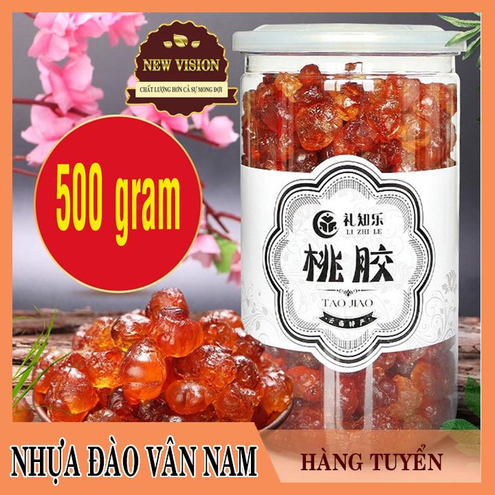 Nhựa Đào Vân Nam tuyển chọn 500g [phối thêm Tuyết Yến và Sen Tuyết] 精選云南桃胶