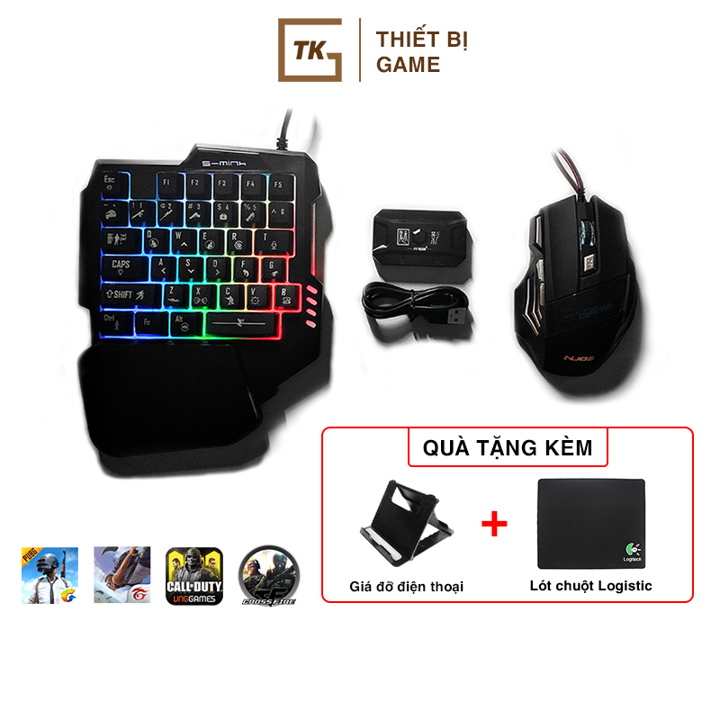 Combo meiying m1 pro bàn phím rm01 và chuột x3 chơi pubg mobile, free fire, cod