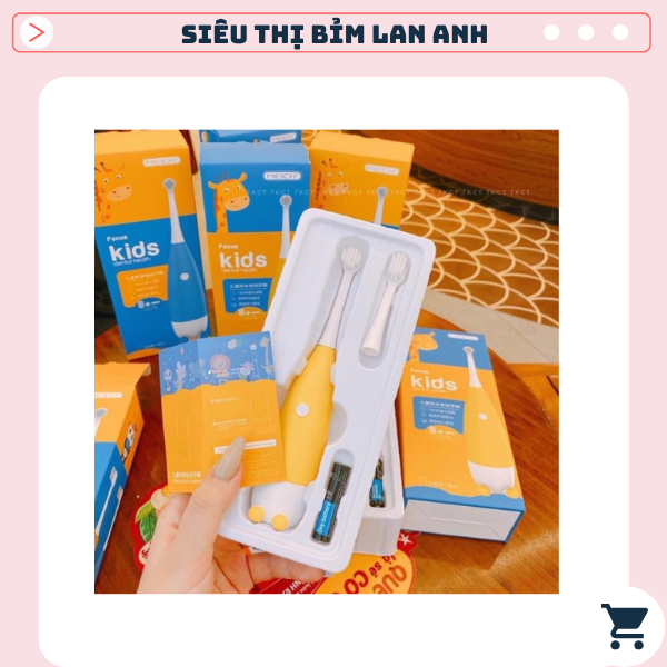 Máy đánh răng tự động cho bé- bàn chải điện cho bé - bàn chải đánh răng tự động cho bé