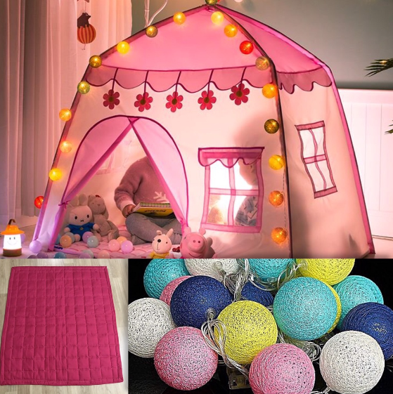 Lều Cho Bé Ngủ Chơi - Lều trẻ em - Lều Hoàng tử Công Chúa Ngôi Nhà S2