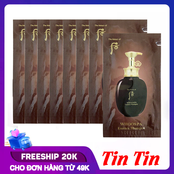Combo 40 gói dầu gội whoo spa essence rinse 8ml x 40