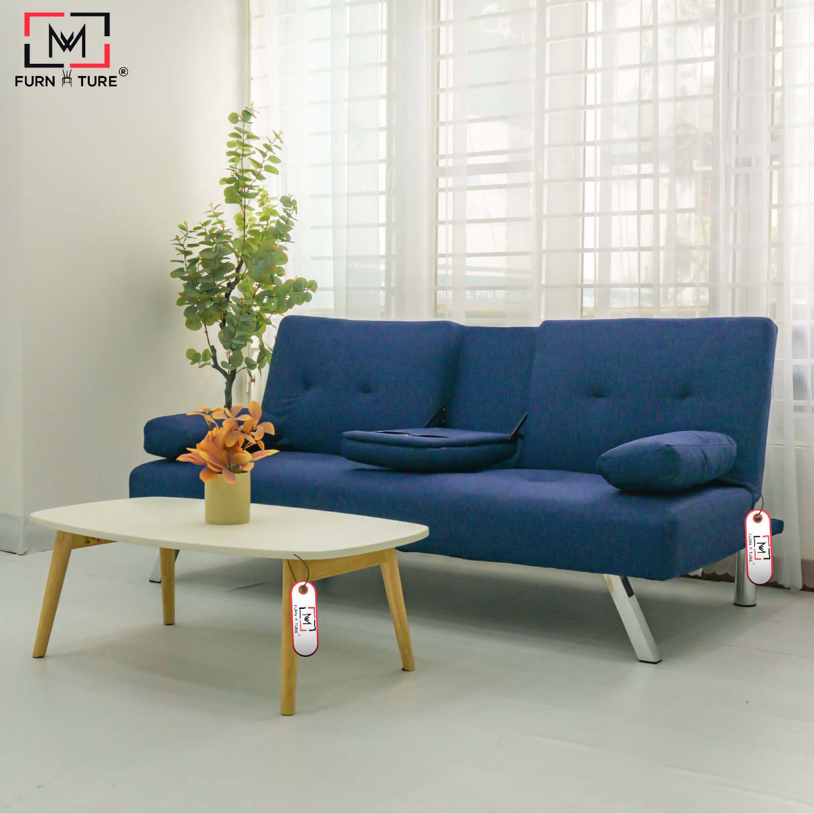 Sofa bed cine 3 chức năng cao cấp phong cách bắc âu thương hiệu mw furniture - nội thất căn hộ