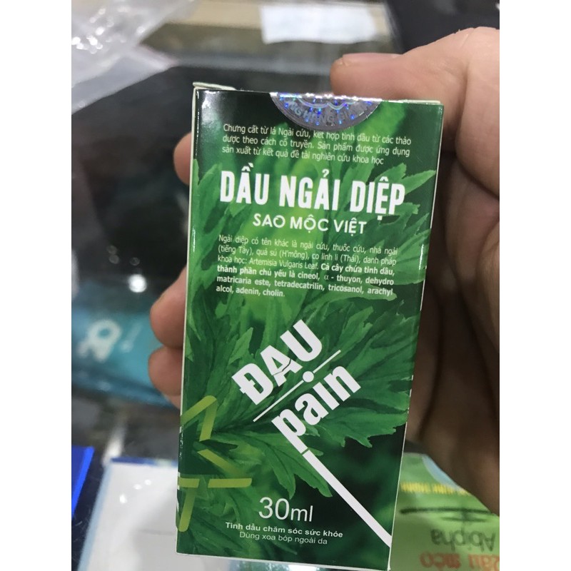 Tinh dầu ngải đau pain sao mộc việt chai 30ml