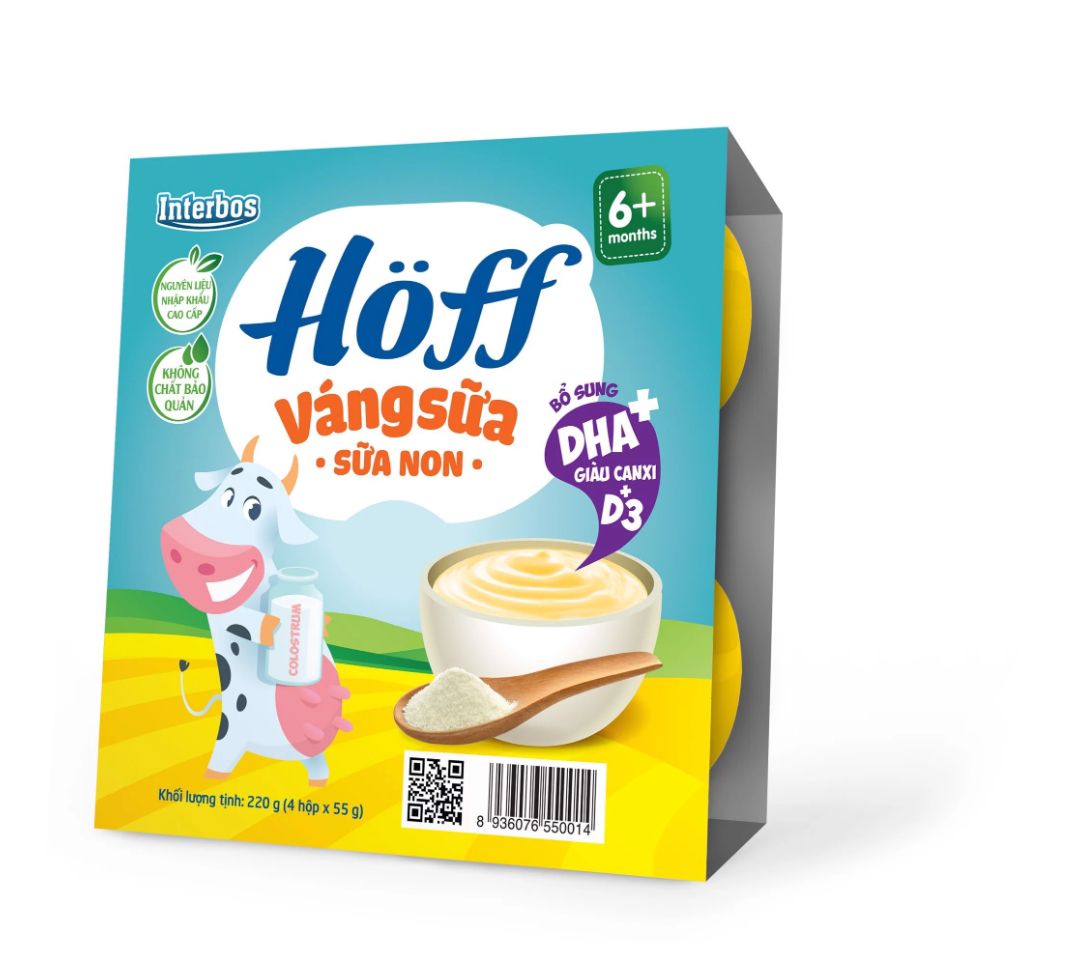8 hộp váng sữa hoff vị sữa non, date 20241