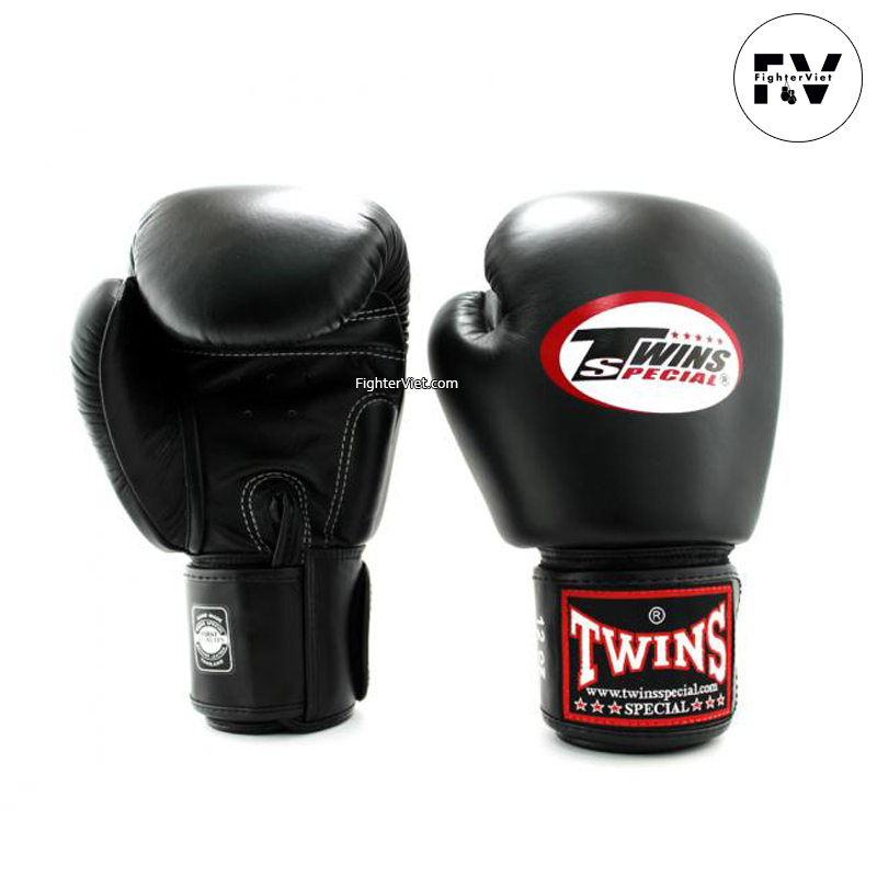 Găng Boxing Twins BGVL3 Velcro Gloves – Đen