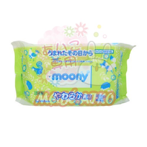 Khăn ướt moony 80 tờ nội địa nhật