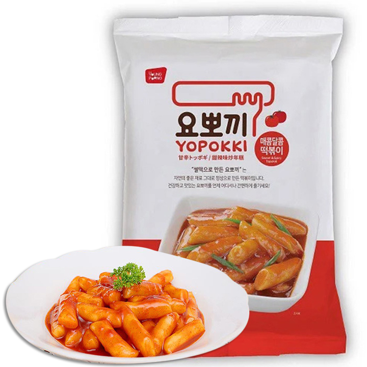 [GÓI LỚN] Bánh Gạo Young Poong Topokki Vị Cay Ngọt Nhập Khẩu Hàn Quốc Dạng Gói (280g/gói)