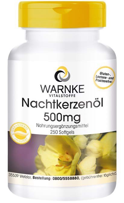 Tinh dầu hoa anh thảo Warnke 500mg-100v,250 v Đức