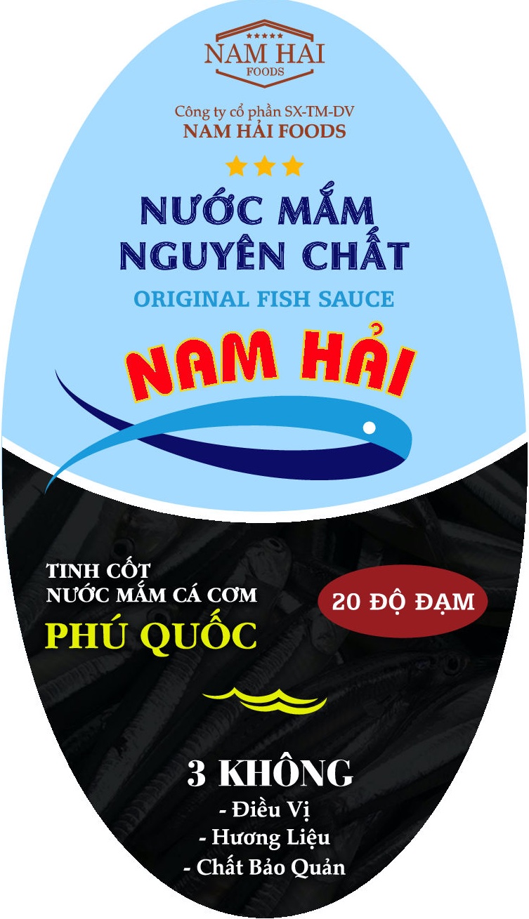 Nước mắm nguyên chất nam hải - 20 độ đạm - chai thuỷ tinh 650ml