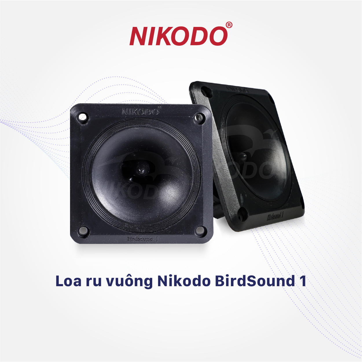 Loa ru vuông Birdsound 1 (BS1) chính hãng Nikodo cho nhà nuôi yến, âm thanh chân thực, chim yến đá loa, tạo tổ