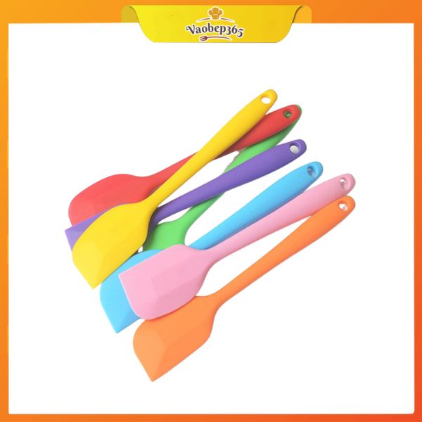Phới dẹt silicon đúc cao cấp 21cm - 28cm, phới dẹt trộn bột làm bánh, làm kẹo nougat - vào bếp 365