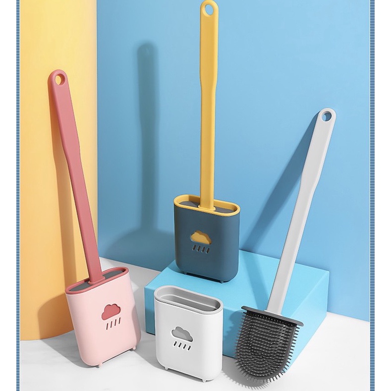 Cọ Bồn Cầu Toilet silicon treo tường cây cọ rửa vệ sinh phòng tắm toilet