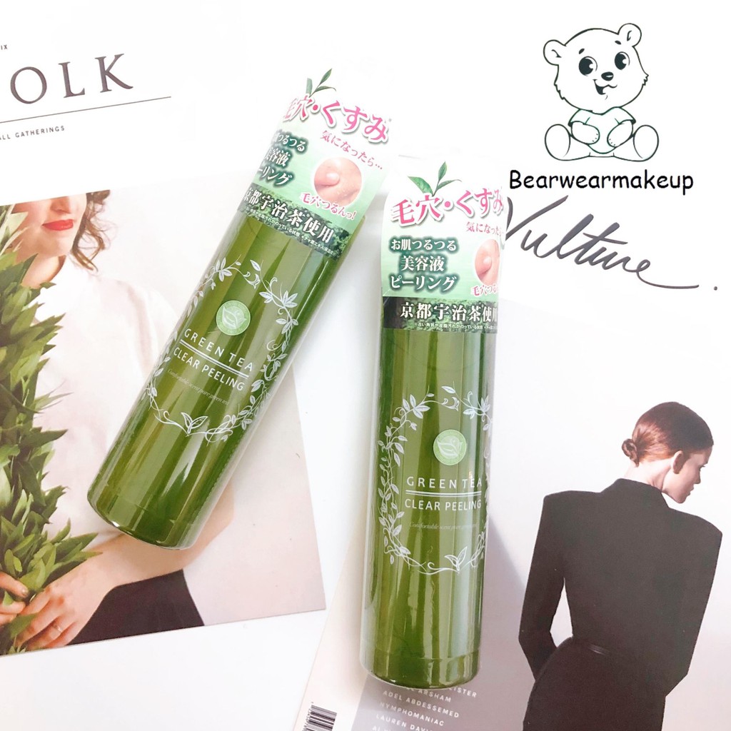 Gel Tẩy da chết trà xanh Santa Marche Green Tea Clear Peeling 200g