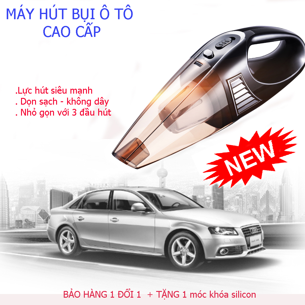 Hút Bụi Ô Tô, May Hut Bui Xe Hoi, Thiết Kế Tay Cầm Nhỏ Gọn, Tiện Lợi Với Lực Hút Mạnh Mẽ, Kết Hợp Với 3 Đầu Hút Giup Máy Hoạt động Hiệu Qủa Trong mọi Không Gian, Bảo Hành 1 đổi 1, Giảm Sốc Trong Hôm nay, Mua Ngay!
