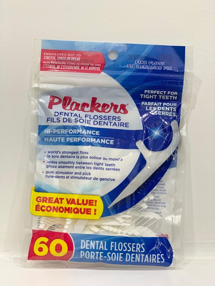 Tăm chỉ nha khoa placker - bịch 60 sản phẩm
