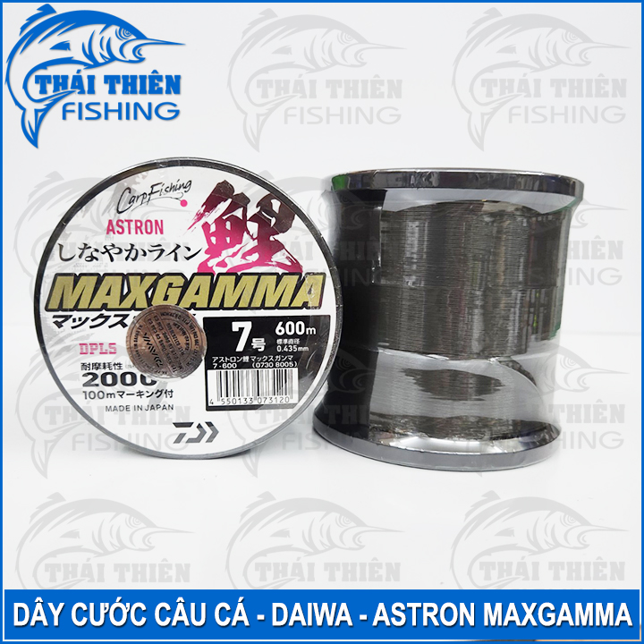 [HCM]Dây câu Cước Câu Cá Daiwa Astron Maxgamma Siêu Bền Cuộn 600m Tàng Hình Dưới Nước – Cước Nhật