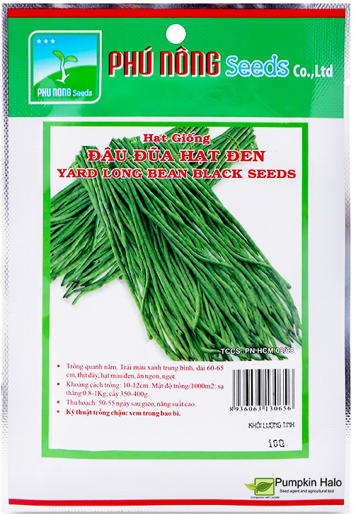 [HCM]ĐẬU ĐŨA HẠT ĐEN TRÁI DÀI PHÚ NÔNG-GÓI 10GRAM-CHẤT LƯỢNG CAO.