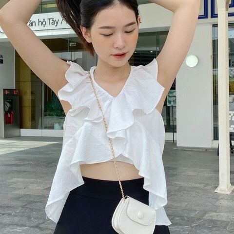 YU CHERRY | Áo nữ Swan Halter Top YA374