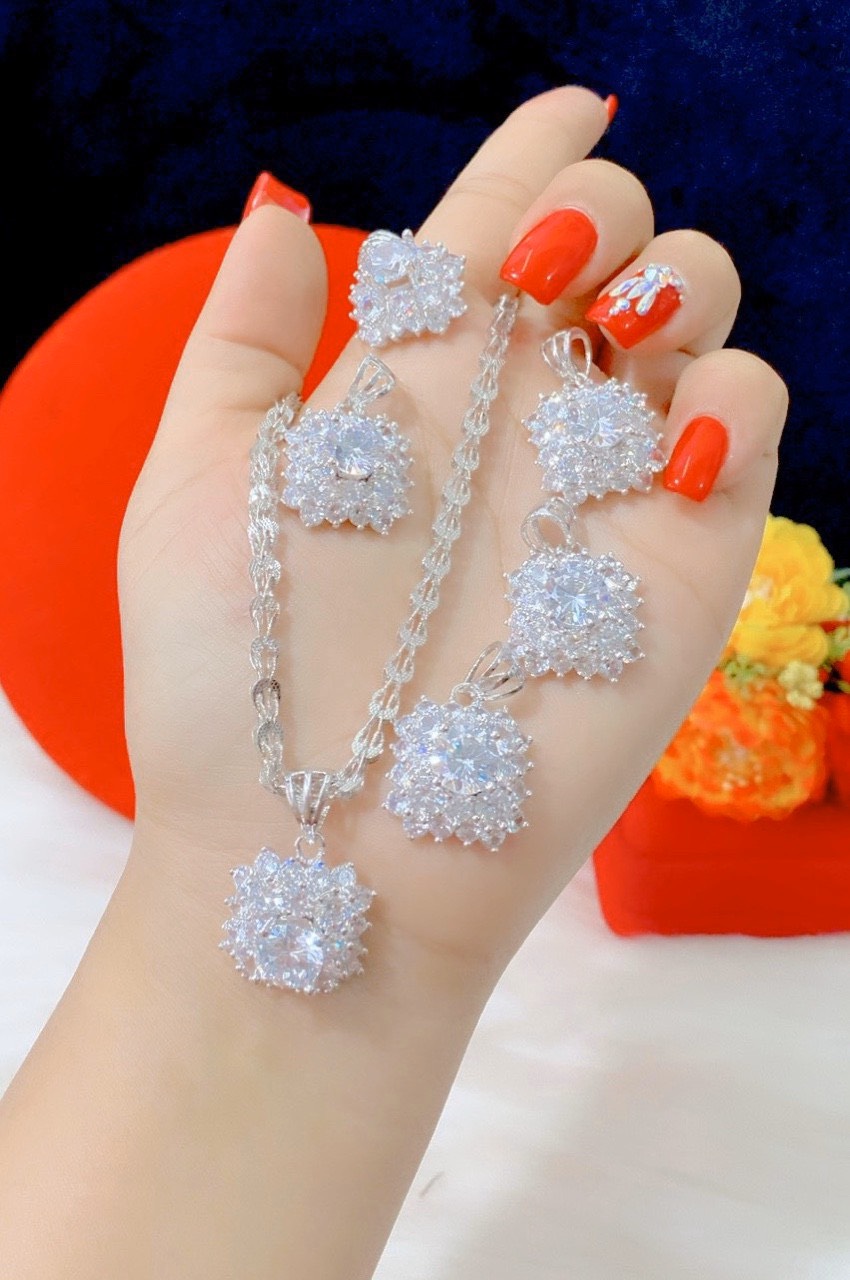 Dây Chuyền Nữ Bạch Kim Thiết Kế Hàn Quốc - Givishop - D170582 - - day chuyen cap dep , cac mau day chuyen dep , nhung soi day chuyen dep , day chuyen trang suc dep , mat day chuyen