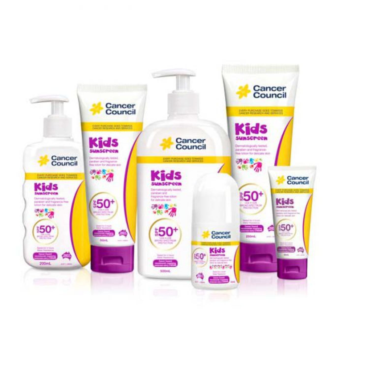 Kem chống nắng kids cancer council trẻ em spf 50+