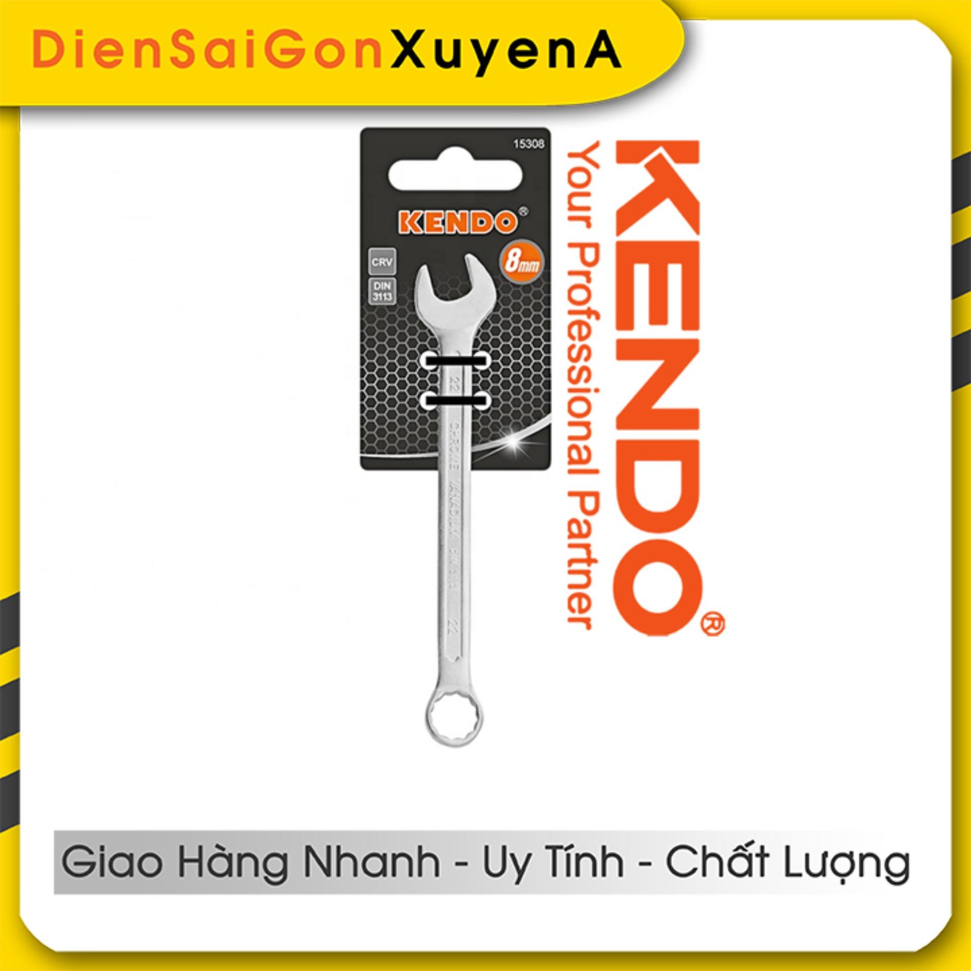 Cờ lê 2 đầu vòng miệng 8mm kendo - kd15308
