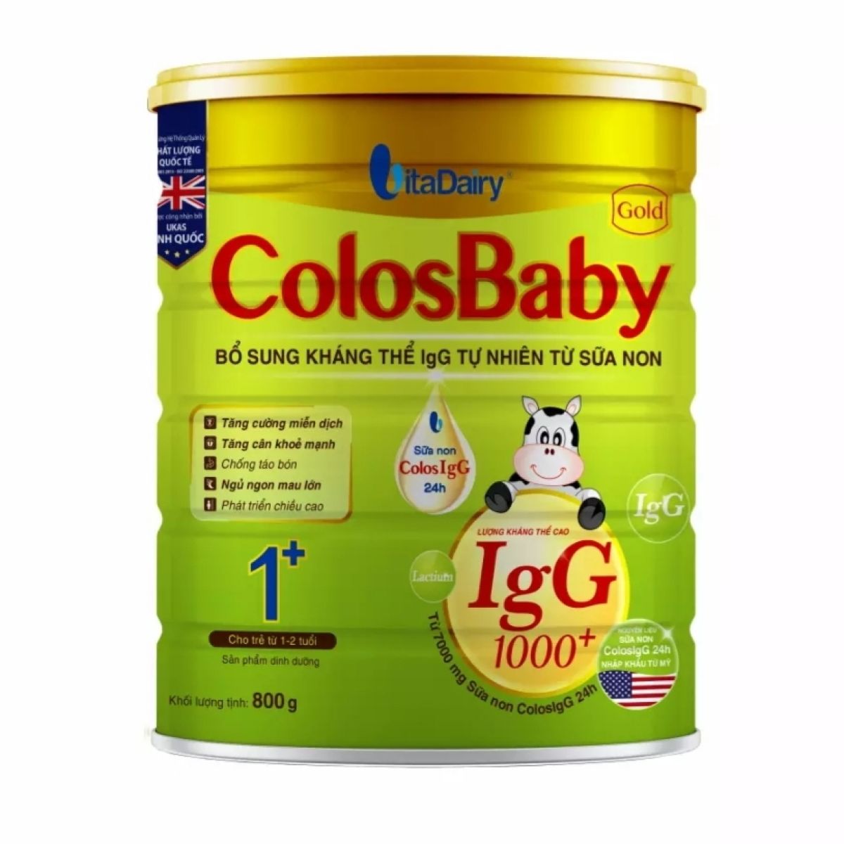 Sữa bột colosbaby gold 1+ 800g