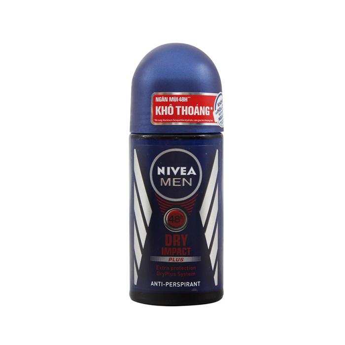 Lăn khử mùi Nivea Men Dry Impact Khô thoáng chai 50ml