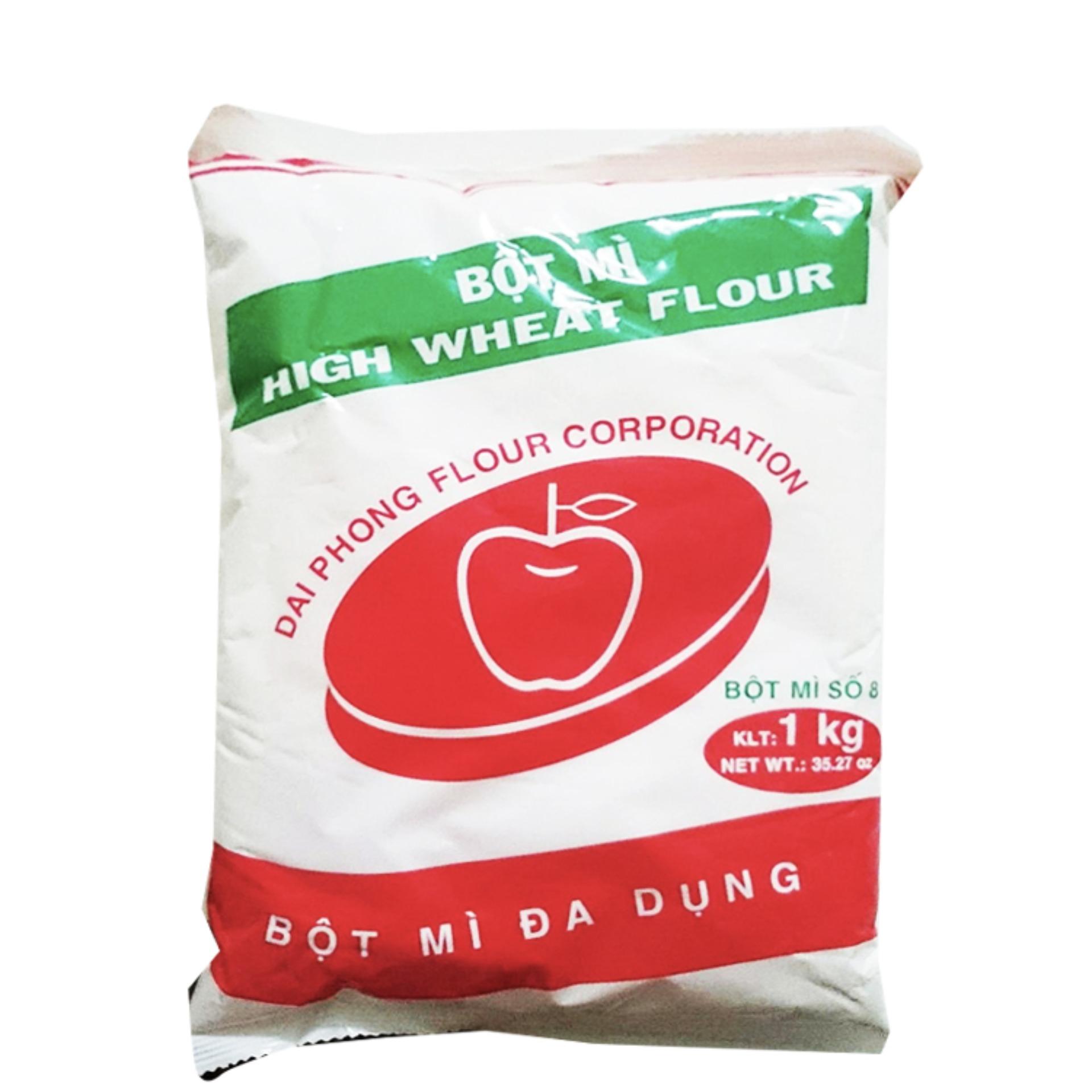 Bột mì đa dụng High Wheat Flour trái táo gói 1kg