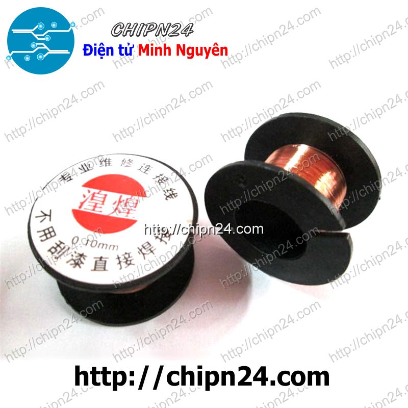 Cuộn Dây đồng cách điện nhỏ 0.1mm