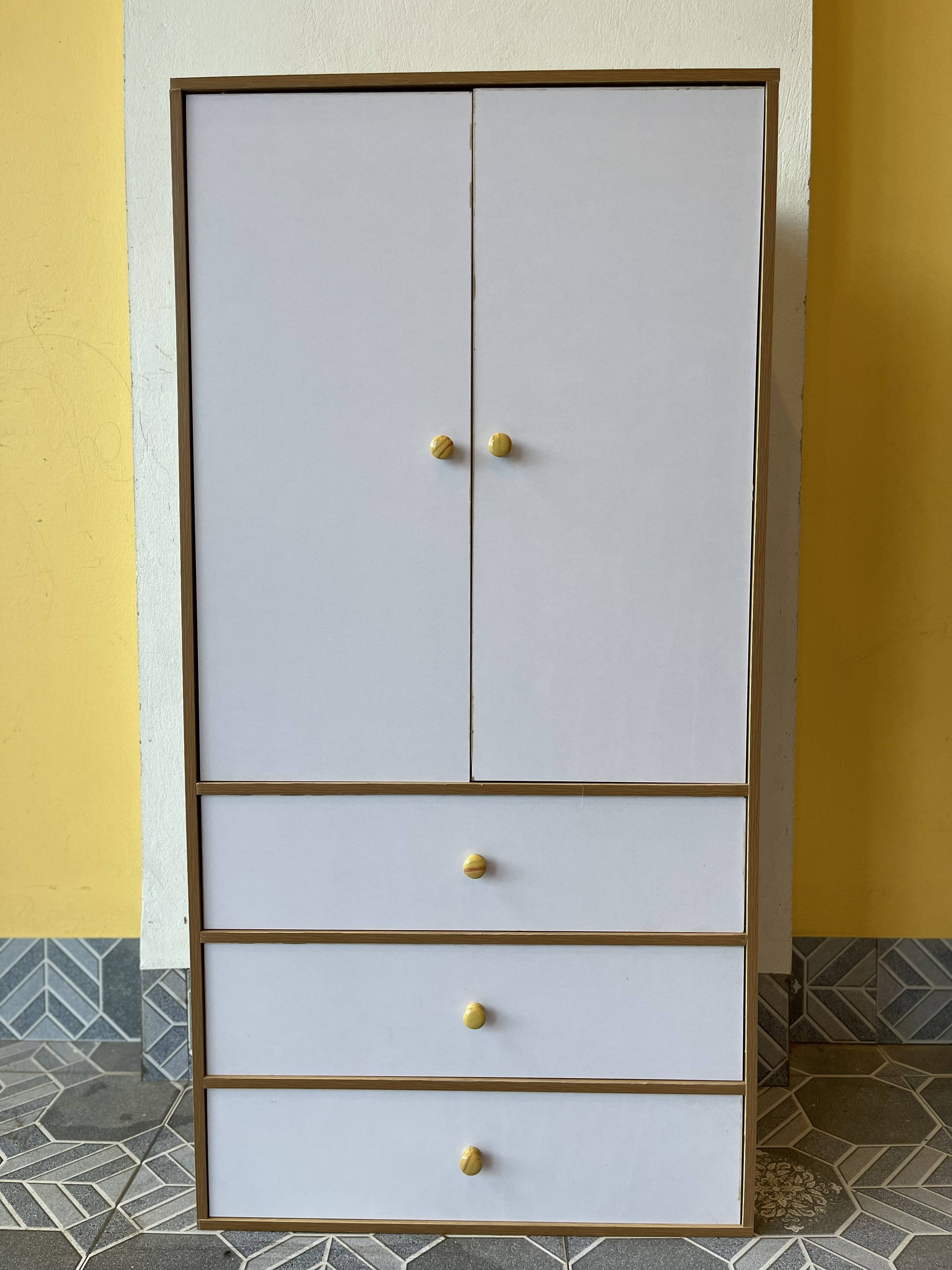 Tủ treo quần áo trẻ em đa tầng, Chất Liệu Gỗ MDF Phủ Melamin Chống Thấm Hiệu Qủa Giúp Quần Áo Gọn Gàng Ngăn Nắp