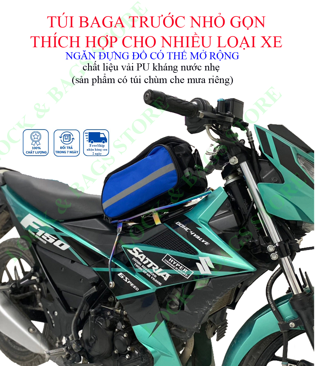 Hot - túi baga giữa xe máy - exciter-winer-raider-satria-sonic-siriuts-wave