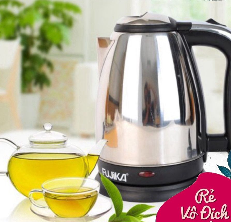 Ấm đun nước siêu tốc inox - bình đun siêu tốc fujika 1.8l