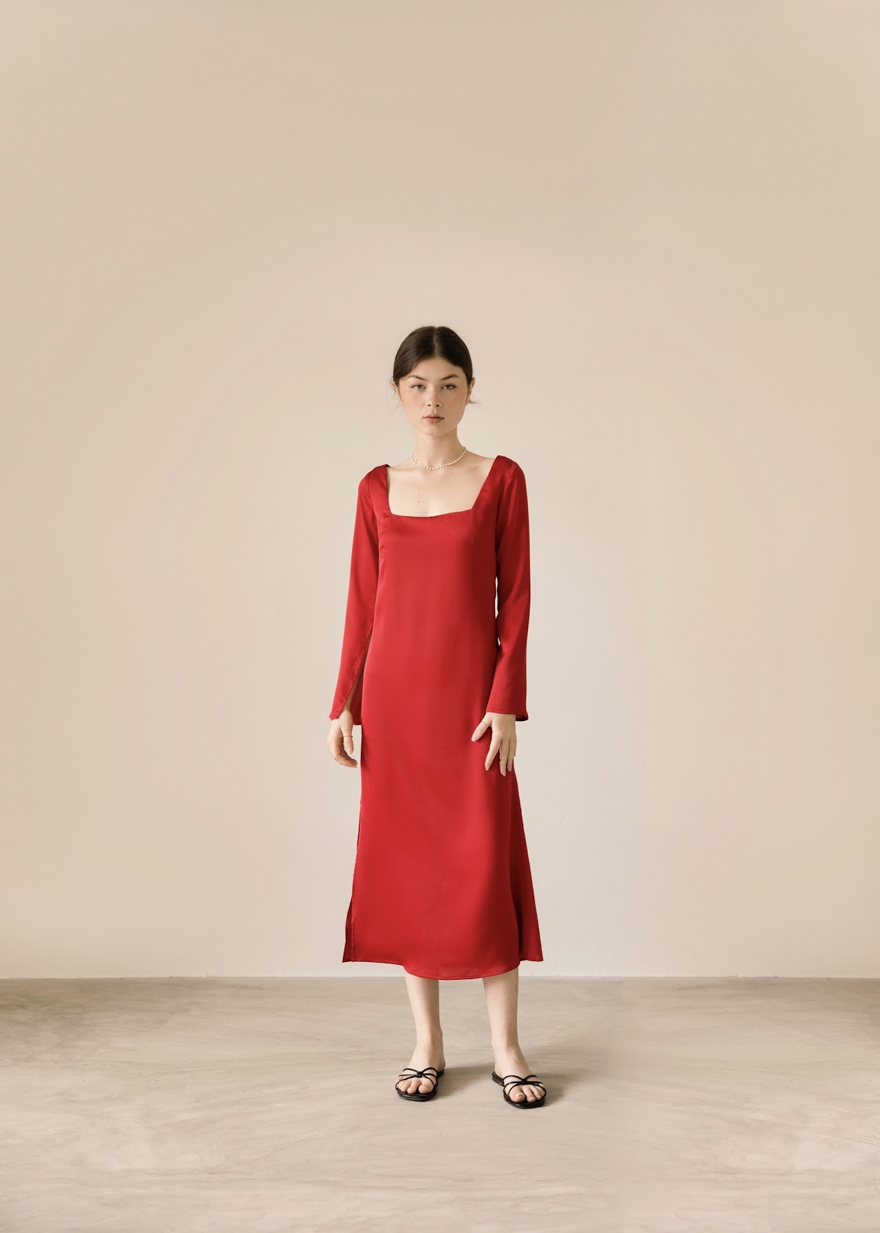 Amoiii Đầm thời trang lụa Rebirth Dress