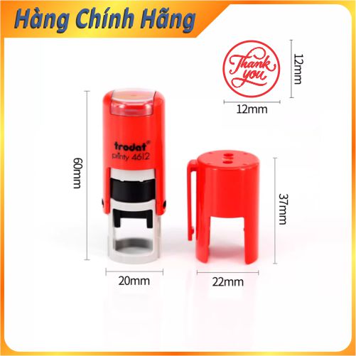 Khắc Con Dấu Sticker, Con Dấu Tích Điểm trodat chính hãng có nắp