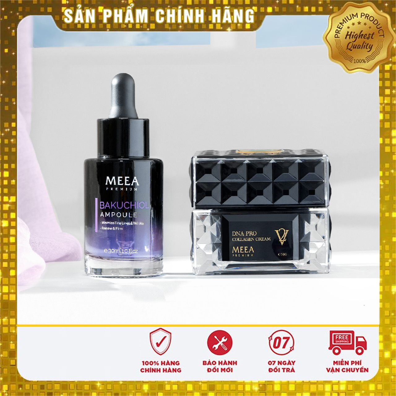 Serum tinh chất saffron ampoule meea organic
