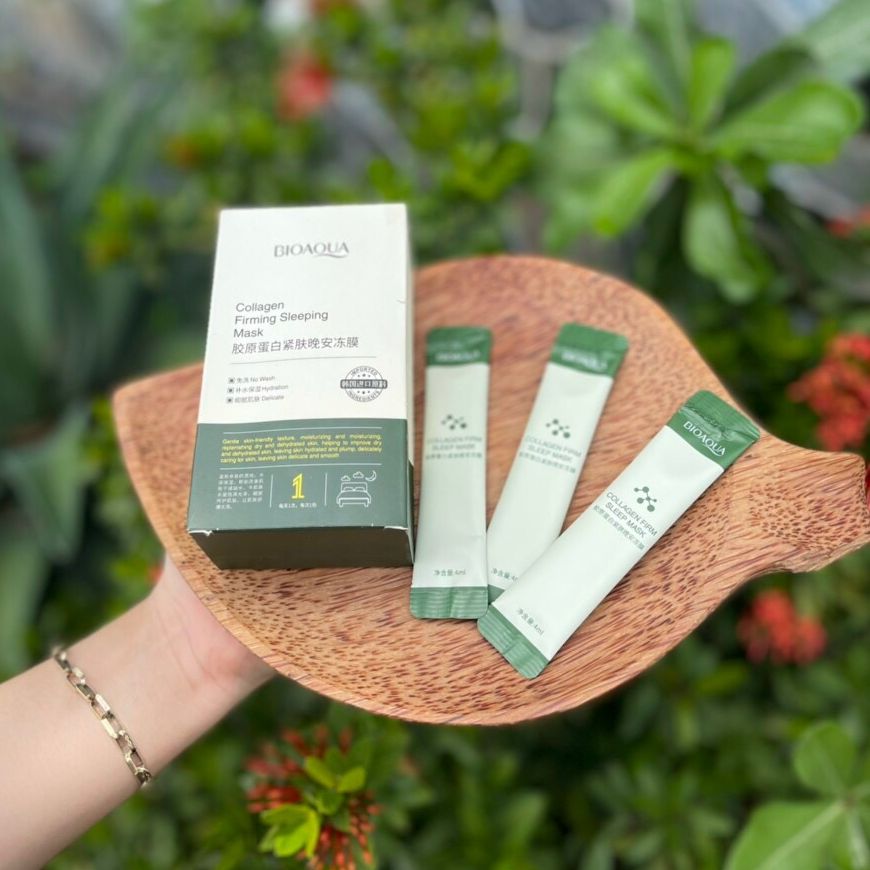 Mặt nạ ngủ bioaqua collagen firming sleeping mask
