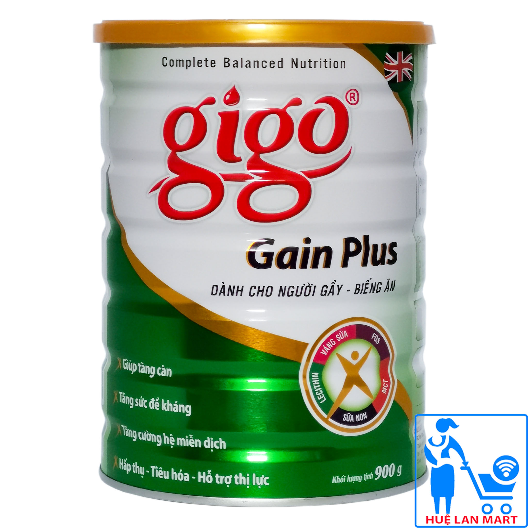 Sữa bột gigo gain plus hộp 900g